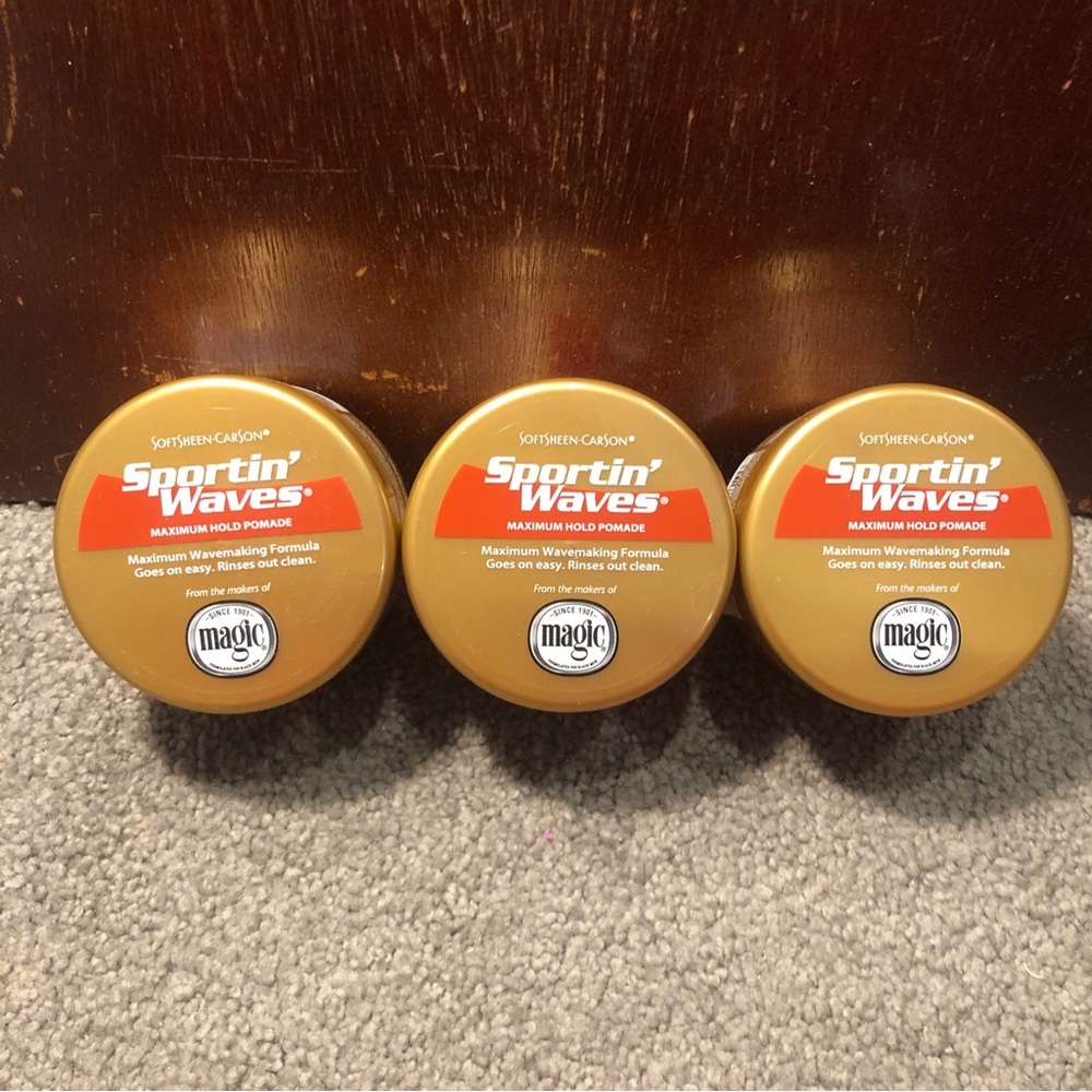 X3 Softsheen Carson Magic Sportin’ Waves Maximum Hold Pomade, 3.5oz